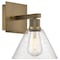 Access Lighting Port Nine Martini, Martini LED Wall Sconce, Antique Brushed Brass Finish, Seeded Glass 63143LEDDLP-ABB/SDG - alternate 1